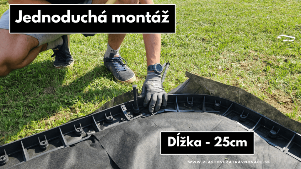 Jednoduchá montáž - Délka 25cm