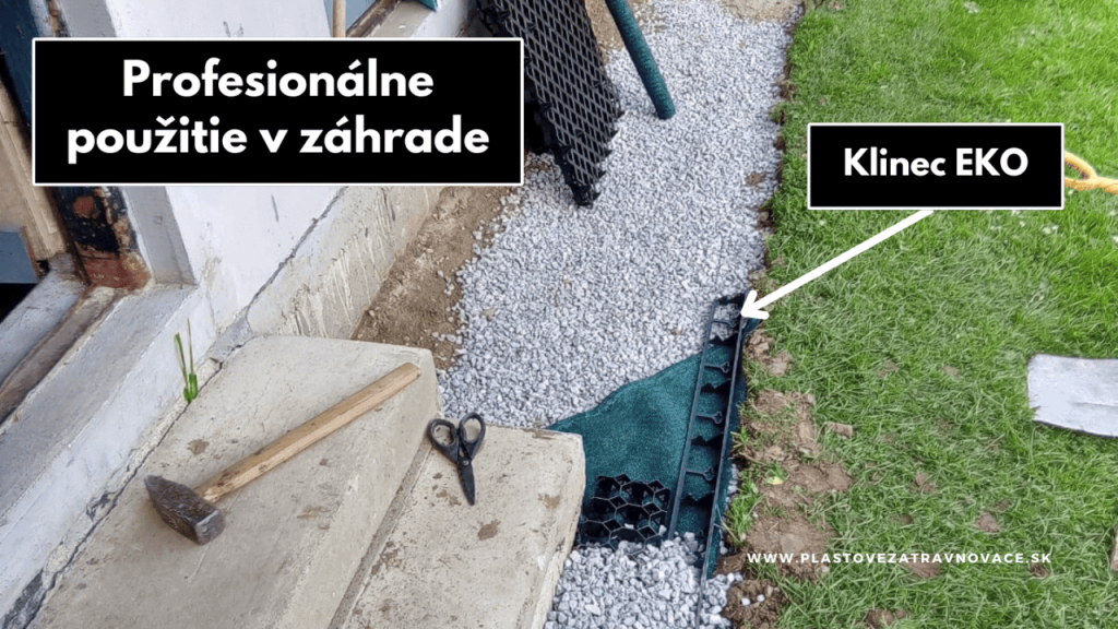 Použití plastového hřebu EKO