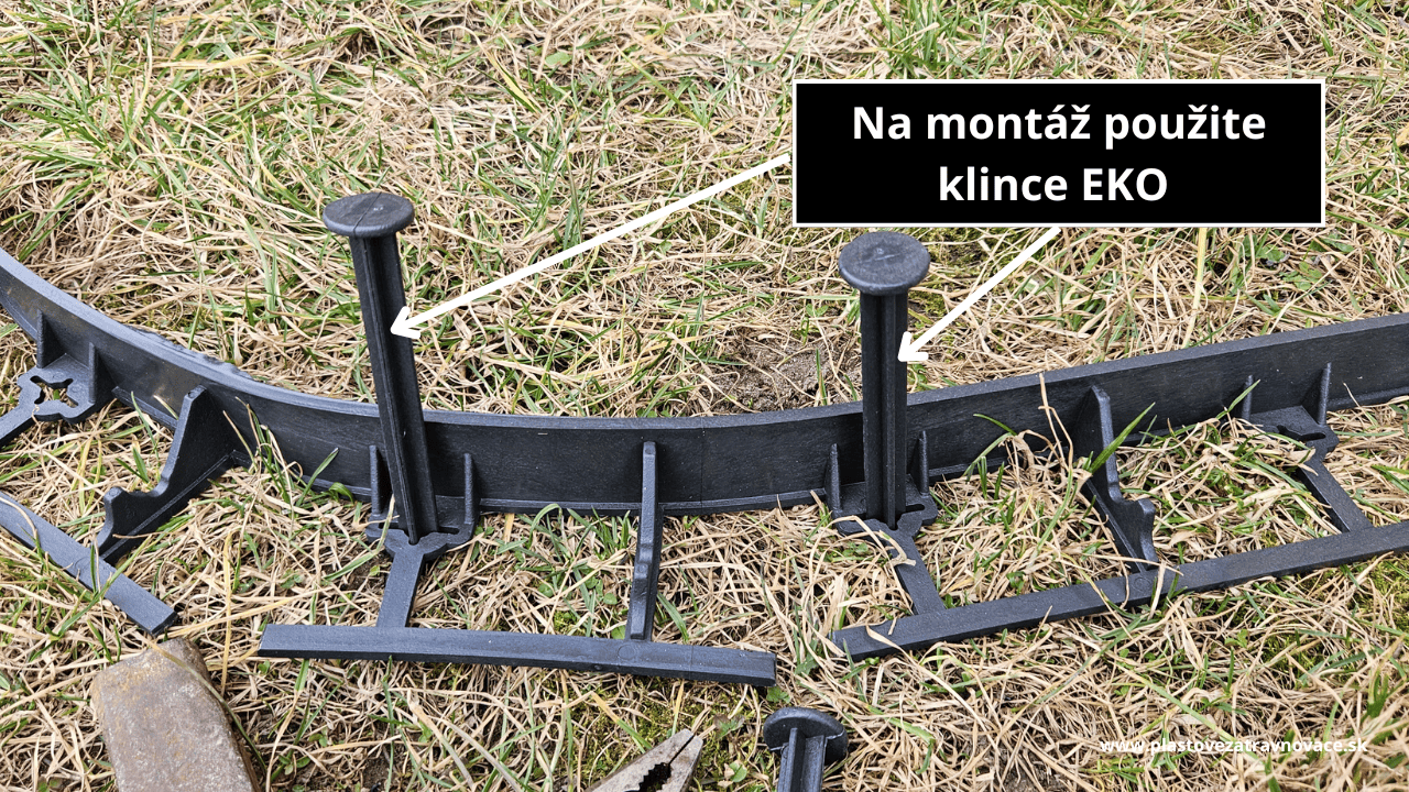 Na montáž použijte hřeby EKO