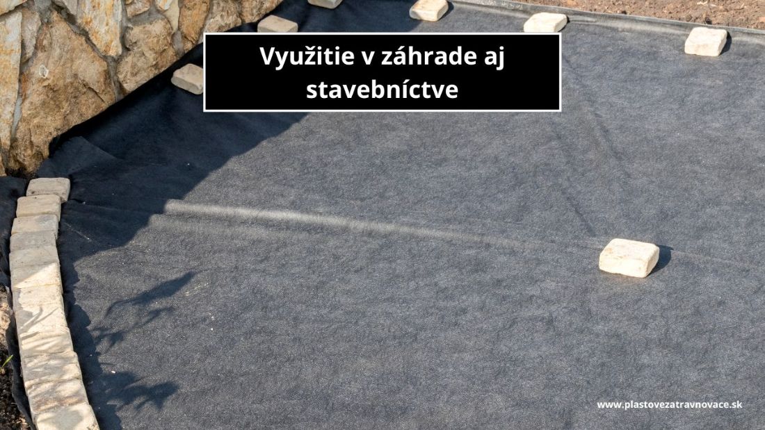 geotextília pod zatrávňovače