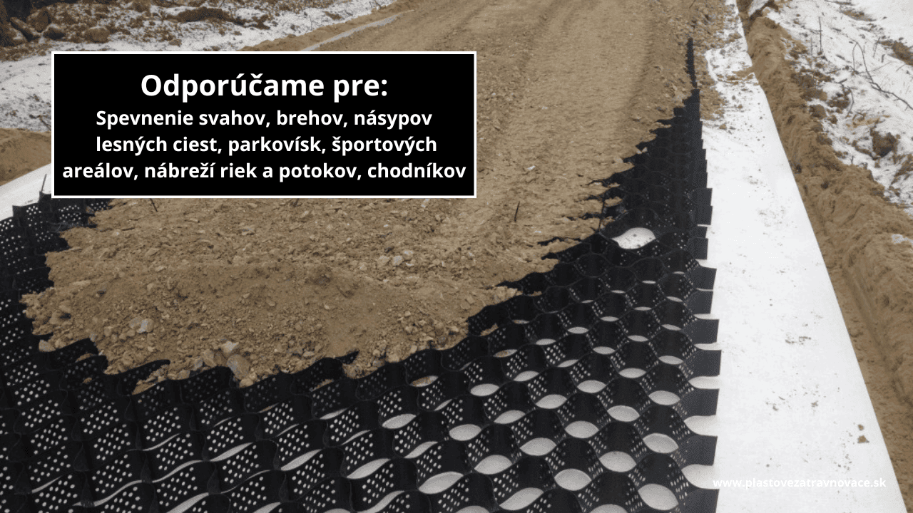 Geobunky geocell comfort pre spevnenie rôznych povrchov