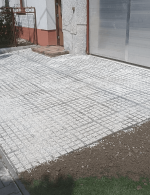 sivozelená drenážna dlažba pre parkoviská, námestia a príjazdové cesty