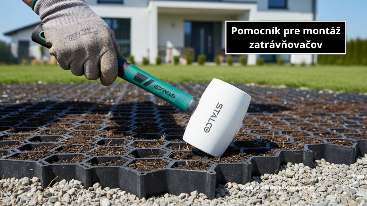 Gumené kladivo Stalco pre montáž plastových zatrávňovačov